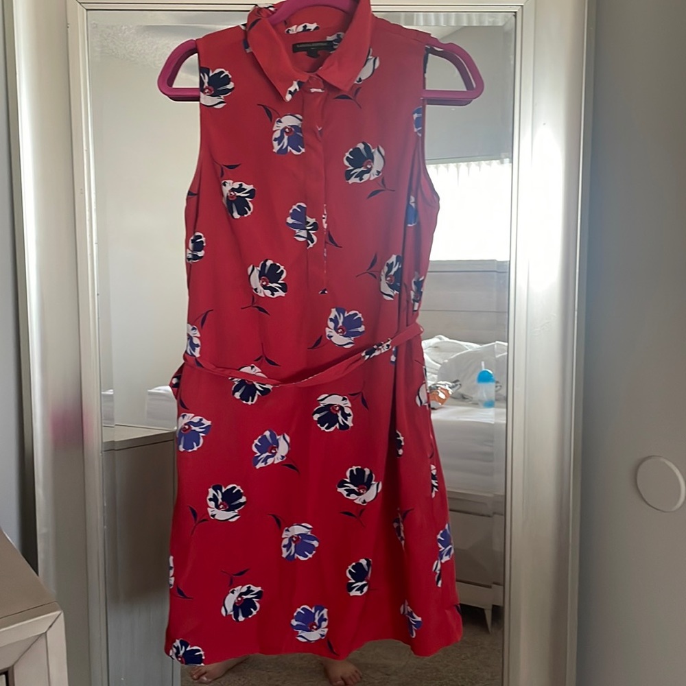 Banana republic floral dress size 10